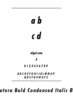 FUTURBCI 字体下载｜平面设计创意字体资源