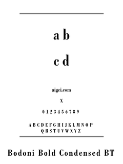 BODONIBC 字体下载｜经典罗马体设计工具