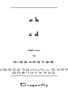 Dragonfly 字体下载｜创意排版设计资源