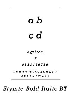 施蒂米比字体（STYMIEBI.TTF）下载｜复古设计排版工具