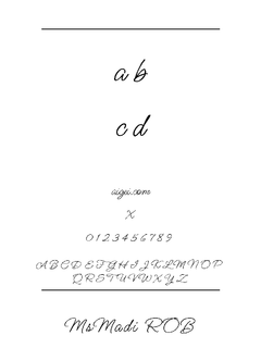 Ms Madi ROB 字体下载｜优雅创意英文字体资源