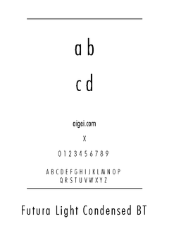 FUTURALC 字体下载｜平面设计英文字体资源