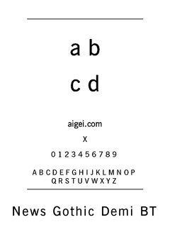 NEWSGOTD 字体下载｜新闻标题设计必备