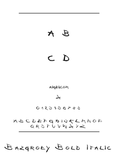 Bazgroły 字体下载｜手写风格设计应用