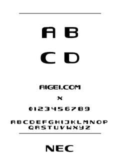 ​NEC 字体下载｜平面设计应用与英文字体资源