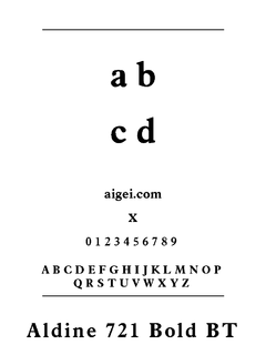 ​ALD721B 字体下载｜设计字体资源