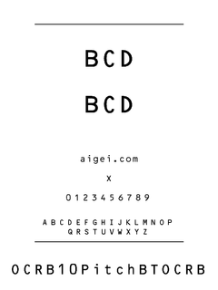 ​OCR-B字体（OCR-b___.ttf）下载｜票据打印