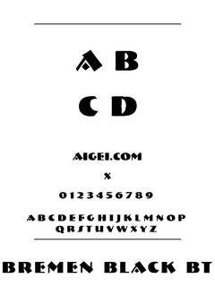 ​布雷门克字体 下载｜创意设计排版利器