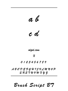 ​BRUSHSCN 字体下载｜手写艺术设计资源
