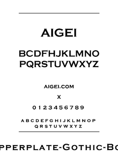 ​Letter Gothic Std-BoldSlanted 字体下载｜平面设计字体资源