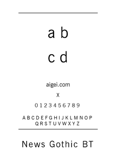 ​NEWSGOTN 字体下载｜平面设计艺术字体资源