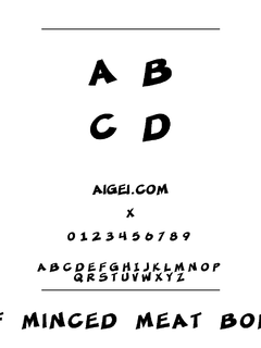 ​SF Minced Meat Bold 下载｜英文字体设计资源