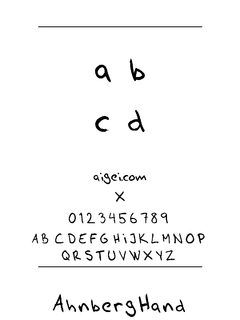 ​ahnbh__ 字体下载｜英文字体设计资源