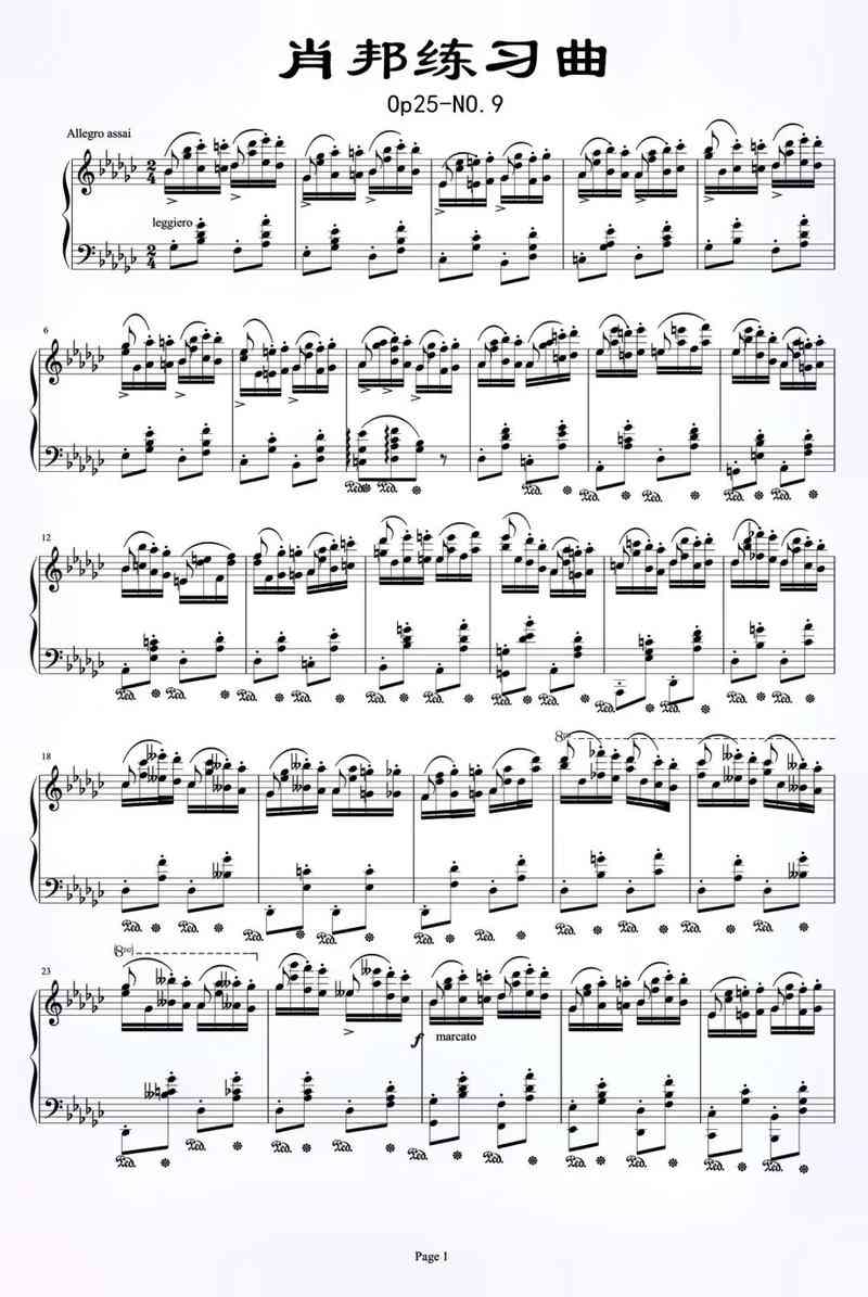 ​肖邦练习曲（原名 Chopin Etudes）下载｜钢琴经典技巧与艺术结合