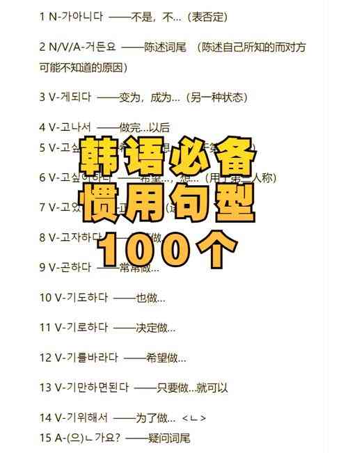 ​韩语语法句型学习视频专辑 下载｜语言学习资源合集