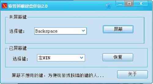 《亚普屏蔽键盘伴侣2.0》软件免费下载|网络工具·2.0  第2张