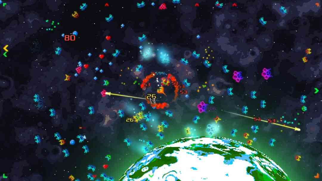 《Arcadium - Space Odyssey》官方版》游戏免费下载|动作游戏·弹幕射击·像素图形·街机·物理  第2张