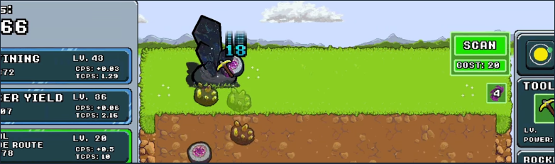 《Exofinity Clicker》demo》游戏免费下载|休闲益智·点击游戏·太空·挂机游戏·采矿  第3张