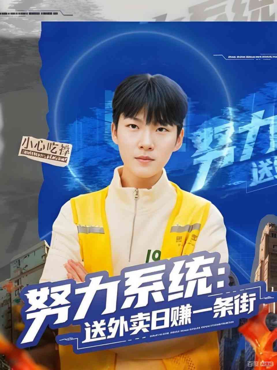 《努力系统：送外卖日赚一条街》全集免费高清短剧无广告在线播放|短剧·中国大陆·2025  第1张