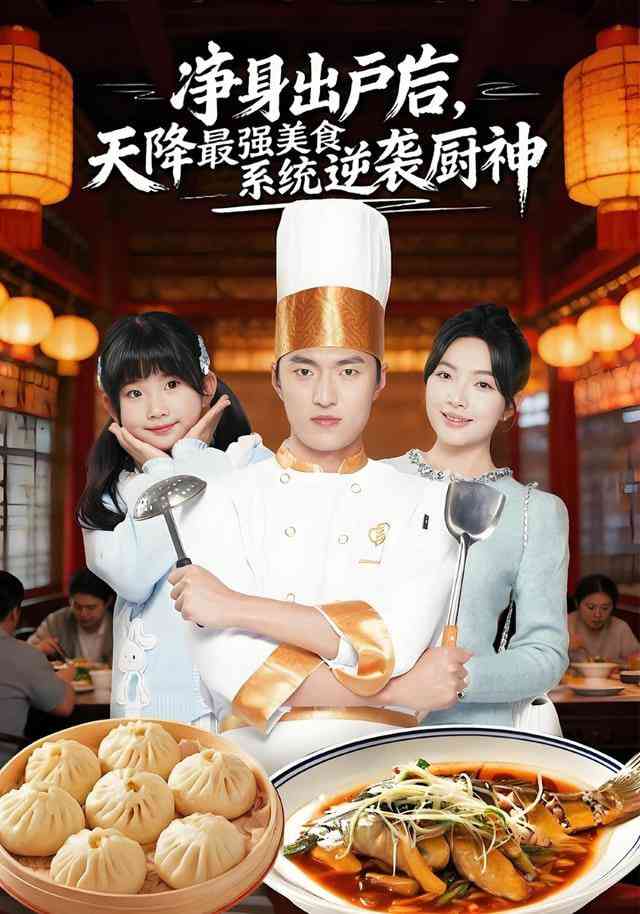 《净身出户后，天降最强美食系统逆袭厨神》全集免费高清短剧无广告在线播放|短剧·中国大陆·2026  第1张