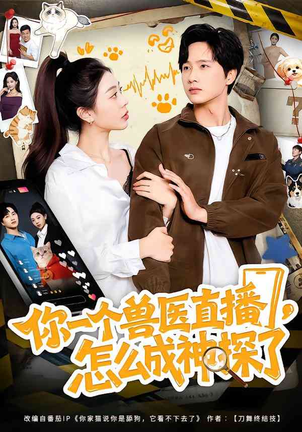 《你一个兽医直播，怎么成神探了》全集免费高清短剧无广告在线播放|短剧·中国大陆·2025  第1张